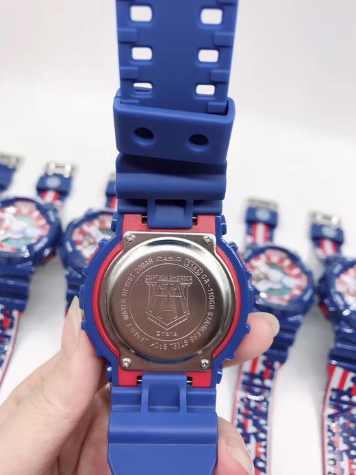 卡西欧G-SHOCK复仇者联盟漫威限量版手表男 美国队长 商品图4