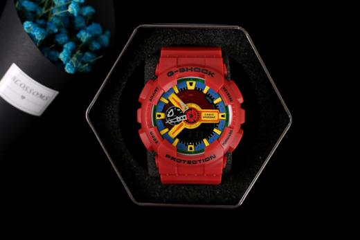卡西欧 G-SHOCK 单眼系列 震撼来袭 金45度°自动抬手灯（可开关）经典防震表盘设计配合冲击视觉的强烈色彩🙈LCD液晶显示盘 商品图3