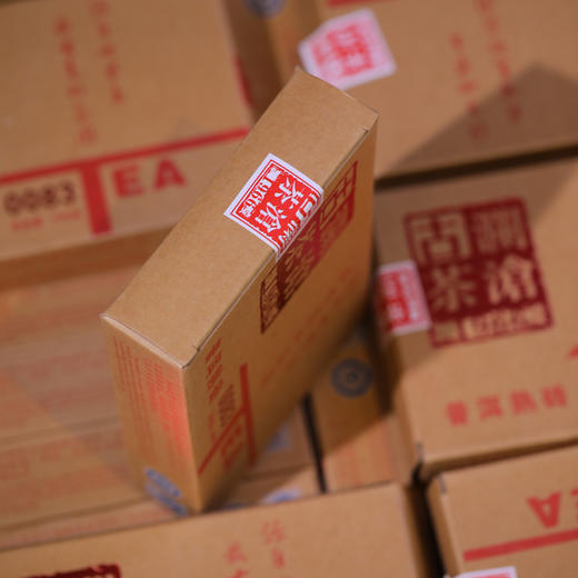 澜沧古茶2010年0083大砖普洱茶熟茶云南茶叶老茶500g 商品图5