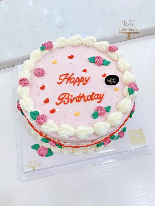 1027 CAKE | 复古风 简洁款 少女的生日蛋糕 商品图0