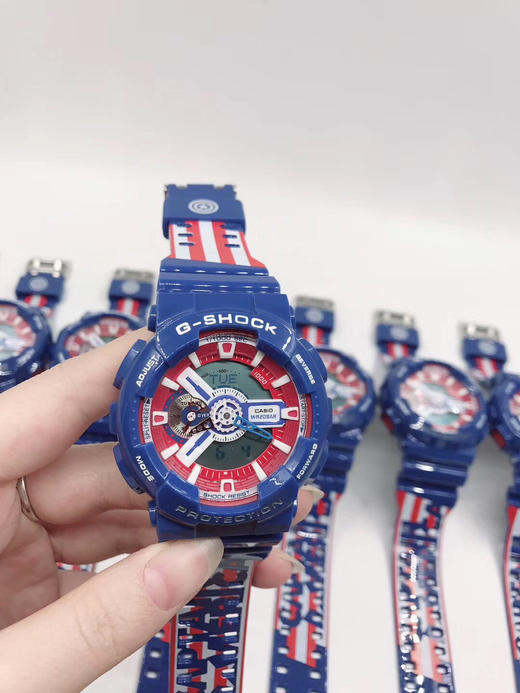 卡西欧G-SHOCK复仇者联盟漫威限量版手表男 美国队长 商品图6