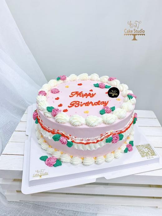 1027 CAKE | 复古风 简洁款 少女的生日蛋糕 商品图1