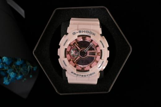 卡西欧 G-SHOCK 单眼系列 震撼来袭 金45度°自动抬手灯（可开关）经典防震表盘设计配合冲击视觉的强烈色彩🙈LCD液晶显示盘 商品图2