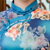 SKY-188183大码长款宽边复古印花旗袍 商品缩略图3