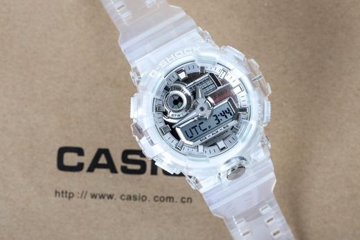 casio卡西欧透明款G-SHOCKGA-700运动男士电子手表男表gshock手表镜面材质: 矿物强化玻卡西欧手表 电子表 商品图2