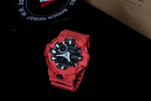 casio卡西欧全新G-SHOCK GA-700运动男士电子手表男表gshock 手表镜面材质:矿物强化玻璃镜面 系列:G-SHOCK系列 商品图7