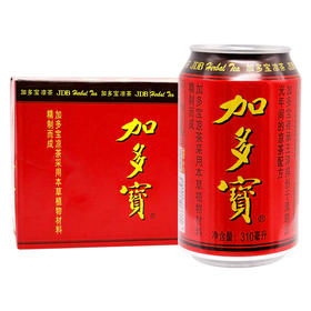 加多宝 凉茶茶饮料310ml*24罐/箱   怕上火喝加多宝