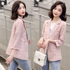 WZNH-XMYR8012韩版九分袖休闲西服短外套 商品缩略图0