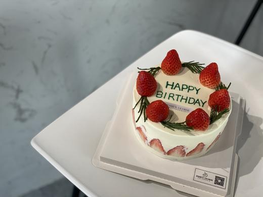 简约草莓蛋糕 商品图0