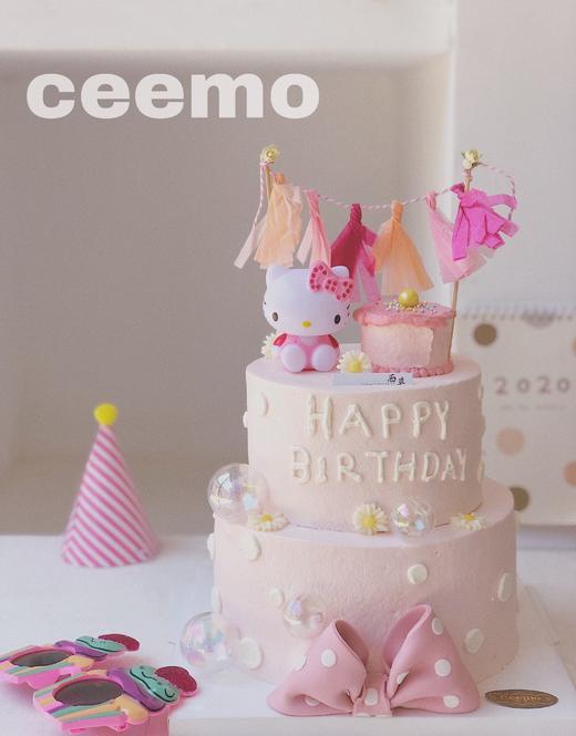 双层hello kitty 猫蛋糕 商品图0