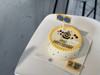 宝宝生日小黄人手绘翻糖姓名牌奶油蛋糕 商品缩略图0