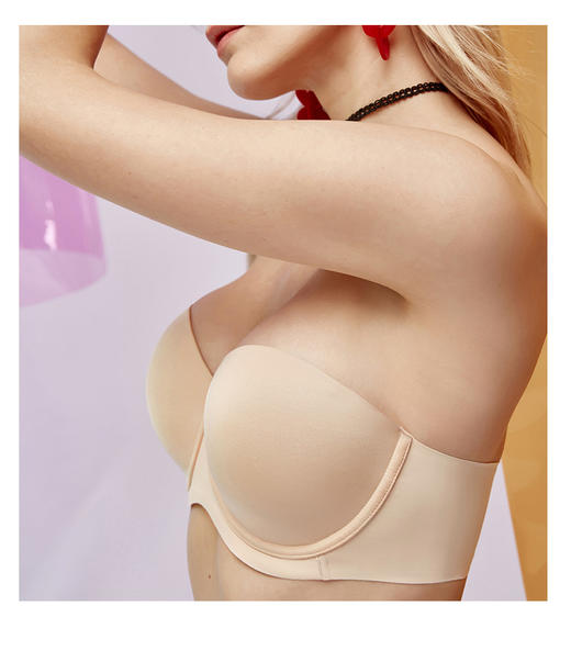【旧款已下架详情页跳转新款】无肩带限量200件内测款大罩杯少女文胸 商品图10