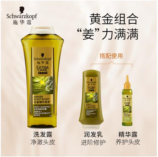 【亚欧超市】施华蔻生姜精华修护净澈洗发露400ml 商品图4
