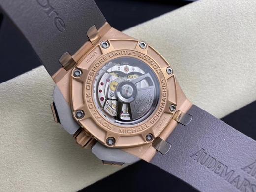 JF爱bi26568，车神舒马赫限量版！皇家橡树12秒 ！3126机！透底，前后蓝宝石！钛金属表壳！钛陶瓷圈口！44MM 手表 商品图7