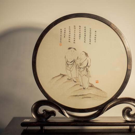 「苏绣」和合二仙（双面） 商品图0