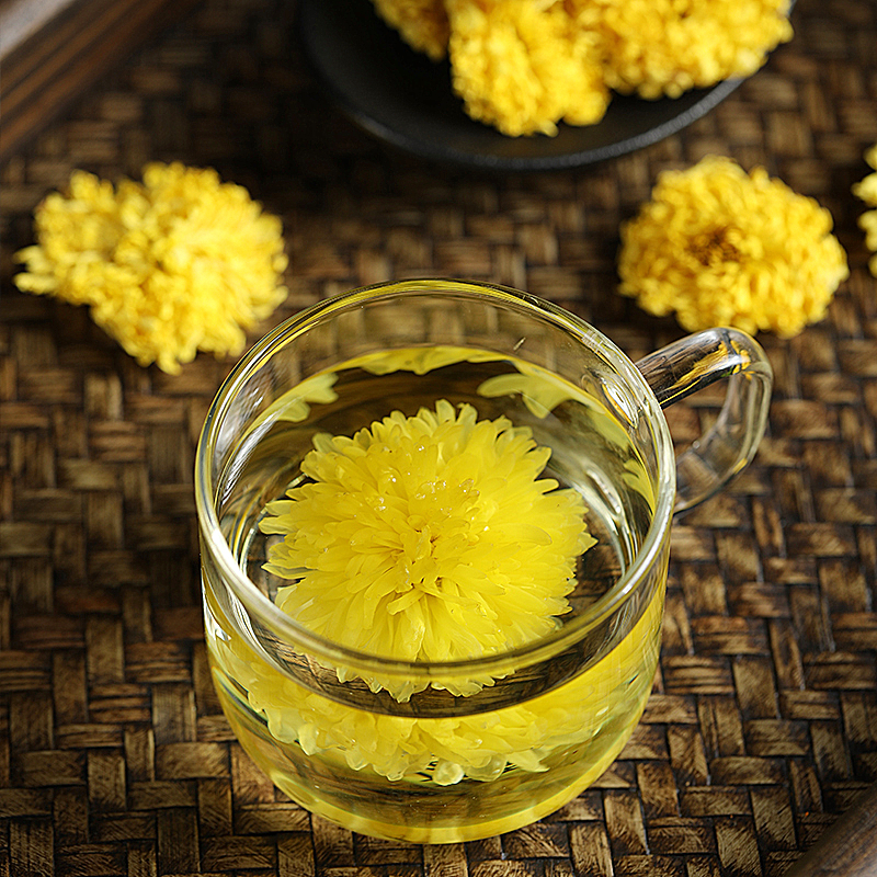 花茶 茶叶 金丝皇菊 花草茶 有机皇菊 一朵一大杯 30朵/盒