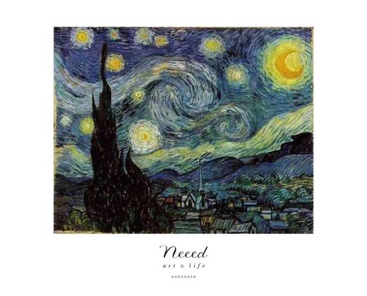 名画系列鲜花花束|《星月夜》 商品图3