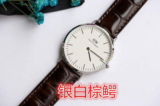 DanielWellington时尚手表男女皮带款 贵族绅士，器宇不凡 丹尼尔惠灵顿腕表DW手表,全新升级包装，金银两款，配色齐发。经典时尚，全部现货实拍集合图 商品图3