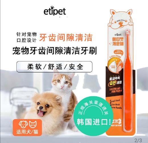 etipet宠物牙刷 中小型犬猫 商品图0