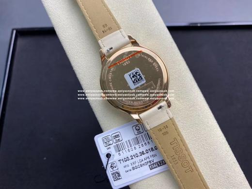 刘亦菲女神同款！Original Tissot天梭T103臻时系列，石英女表，优雅高贵！简洁百搭，原装瑞士机芯，蓝宝石玻璃,～38mm表径。一表一码，三码一表，全新全套出。 商品图5