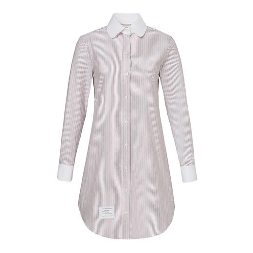THOM BROWNE 汤姆·布朗   女士条纹衬衫裙 FDSB31C 00098 商品图0