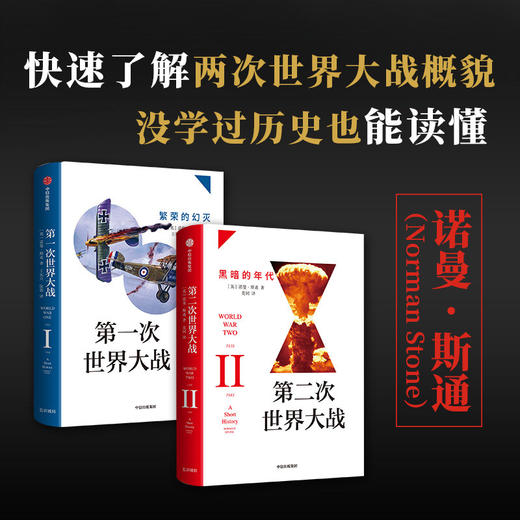 第一次世界大战：繁荣的幻灭+第二次世界大战：黑暗的年代（套装共2册）诺曼斯通 著 战争史 战争真相 中信出版社图书 正版 商品图4