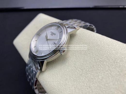 正品保真（男装）
天梭，T097港湾系列情侣对表，简洁百搭商务表，原装瑞士ETA石英机芯，全部原装配件组装，男~40mm女～28mm表径。一表一号，三码一表，全新全套出。 商品图5