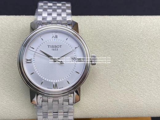 正品保真（男装）
天梭，T097港湾系列情侣对表，简洁百搭商务表，原装瑞士ETA石英机芯，全部原装配件组装，男~40mm女～28mm表径。一表一号，三码一表，全新全套出。 商品图0