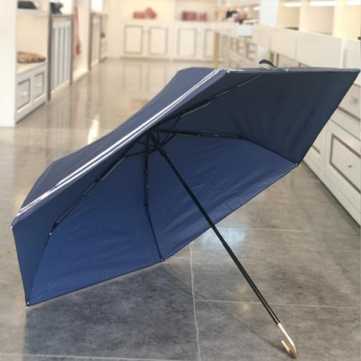 优品堂“三色海洋”三折超轻雅致太阳伞，防晒防紫外线晴雨两用遮阳伞 商品图6