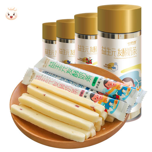 小奶花 益生元发酵奶条 商品图0