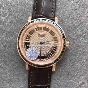 2020新势力-UU新品发售
【伯爵非凡珍品至臻超薄满钻系列】独家Cal.1200p专用机芯，市场限量发售
腕表尺寸：41mm*9mm
腕表特点：1.整机壳套采用316精钢材质打磨，每个壳套紧跟原装两