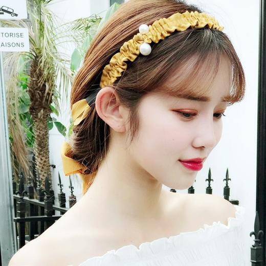 【布艺清新甜美女发带】发带森女系束发头带飘带发箍时尚饰品 商品图1