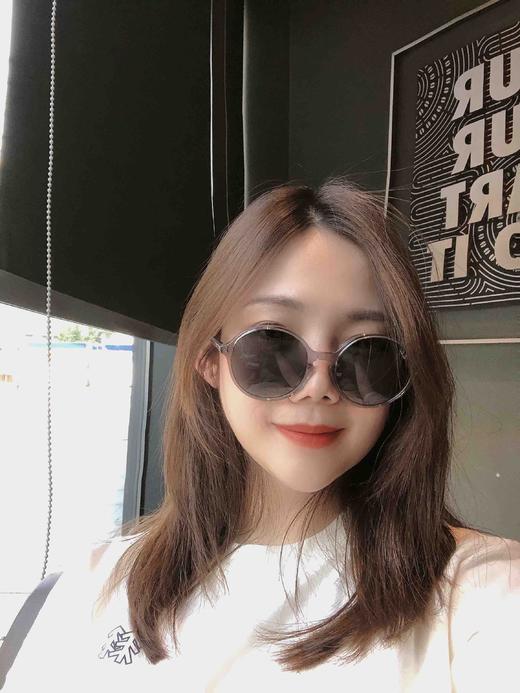 雷朋RB4304-1280复古太阳镜男女同款透明灰色框深灰色镜片 商品图5