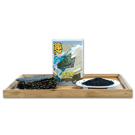 苔趣 夹心海苔（芝麻+南瓜子）2罐装 90g 商品图3