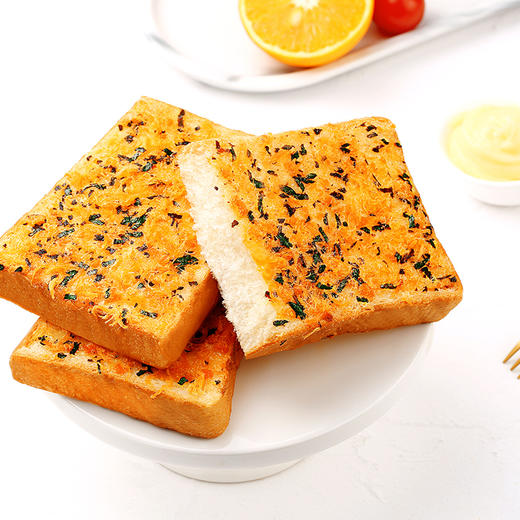 海苔肉松吐司600g 海苔肉松超有料 一口咸香鲜超满足 商品图3