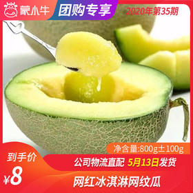【团购】网红冰淇淋网纹瓜800g±100g