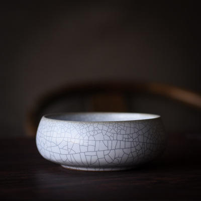 龙泉青瓷仿古笔洗，陶瓷毛笔水盂文房四宝 商品图5