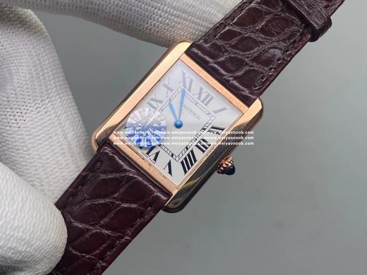 AF厂再续神作 Cartier卡地亚TANK-SOLO坦克系列石英女表
【表壳】共两种尺寸，小号31×24mm，中号35×27mm，厚度5.5mm
方形的壳套内含乾坤，圆角和直角的交替难度很大，为了追 商品图8