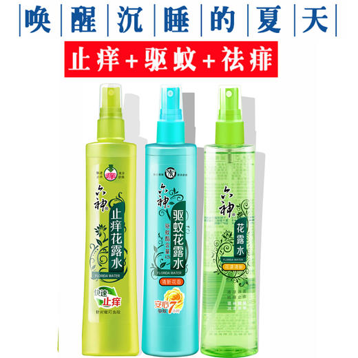 六神花露水清新花香喷雾驱蚊快速止痒驱蚊液防蚊水蚊不叮家庭套装 商品图0