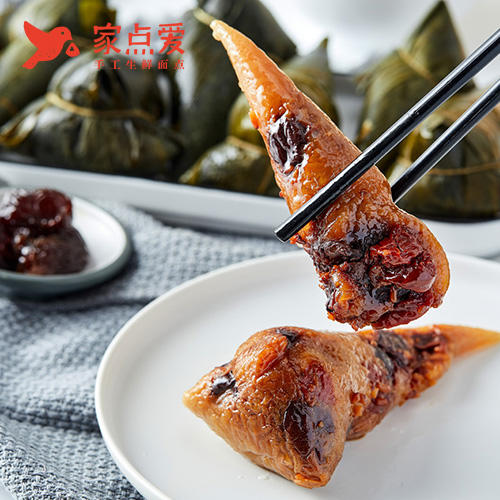 白米红豆粽（4个） 商品图1