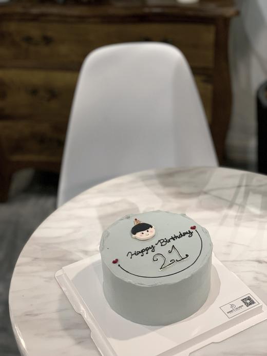 男宝男士生日蛋糕翻糖糖牌头像 商品图1