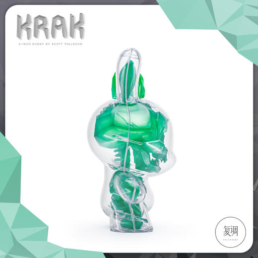 Kidrobot Krak Dunny 透明 复调限定版 Scott Tolleson 商品图4