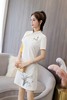 WZNH-JIUBA9021优雅气质百搭复古刺绣连衣裙 商品缩略图5
