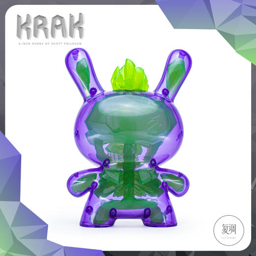 Kidrobot Krak Dunny 透明 官网限定 Scott Tolleson 商品图4
