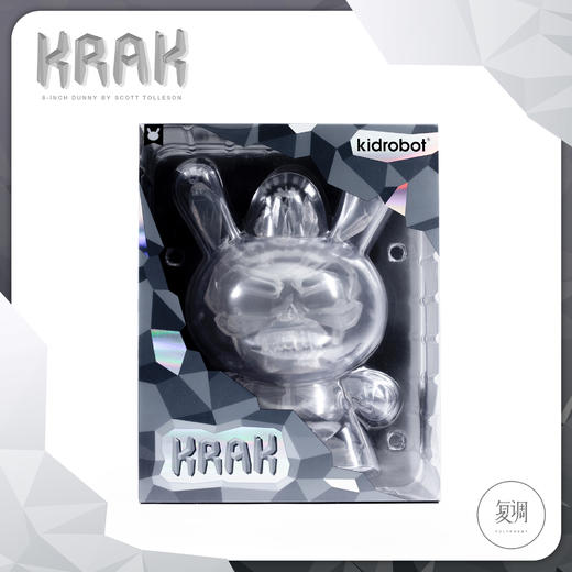 Kidrobot Krak Dunny 透明 水晶版 Scott Tolleson 商品图6