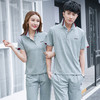 SPYG-6015DFGEW加肥加大码休闲运动装情侣男运动服套装棉 商品缩略图1