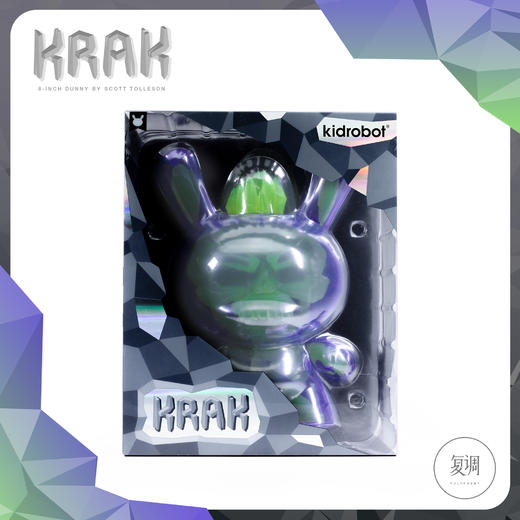 Kidrobot Krak Dunny 透明 官网限定 Scott Tolleson 商品图5