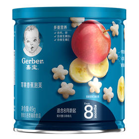 嘉宝苹果香蕉泡芙49g