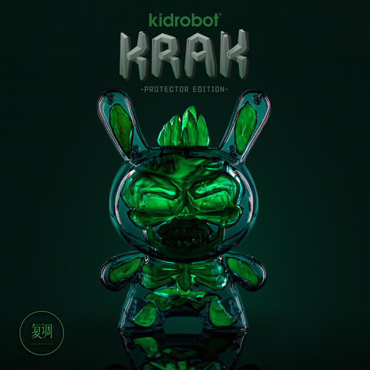Kidrobot Krak Dunny 透明 复调限定版 Scott Tolleson 商品图0