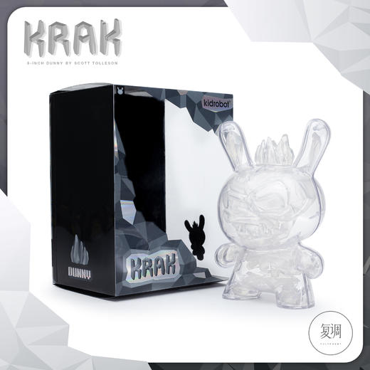 Kidrobot Krak Dunny 透明 水晶版 Scott Tolleson 商品图7